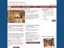 Tablet Screenshot of kitchensandcabinets.com